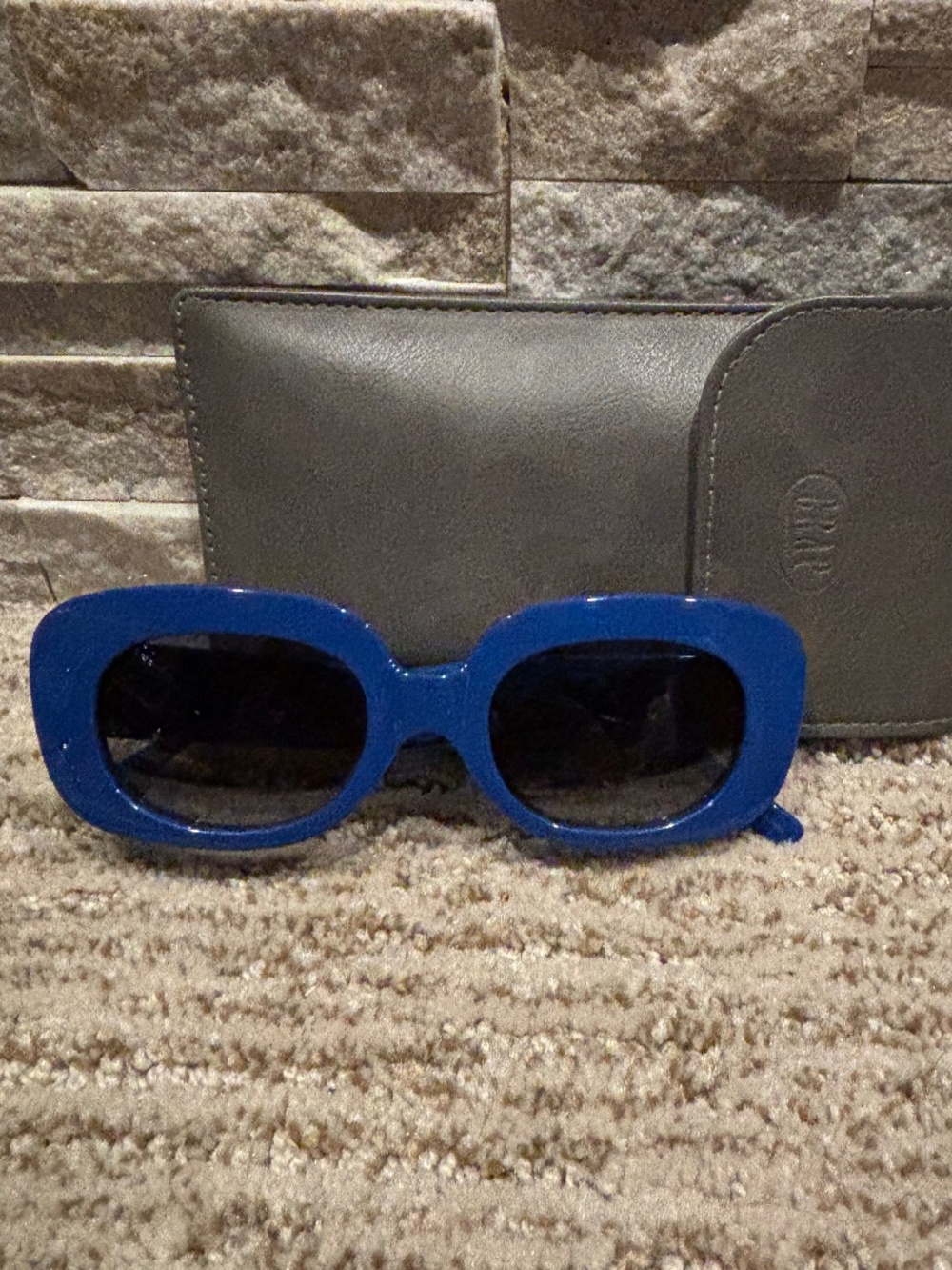 CRAP Eyewear Blue “The Velvet Mirror” Sunglasses